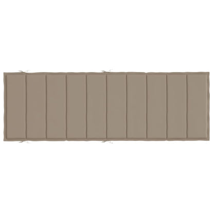 Ligbedkussen 186X58X3 Cm Oxford Stof Taupe