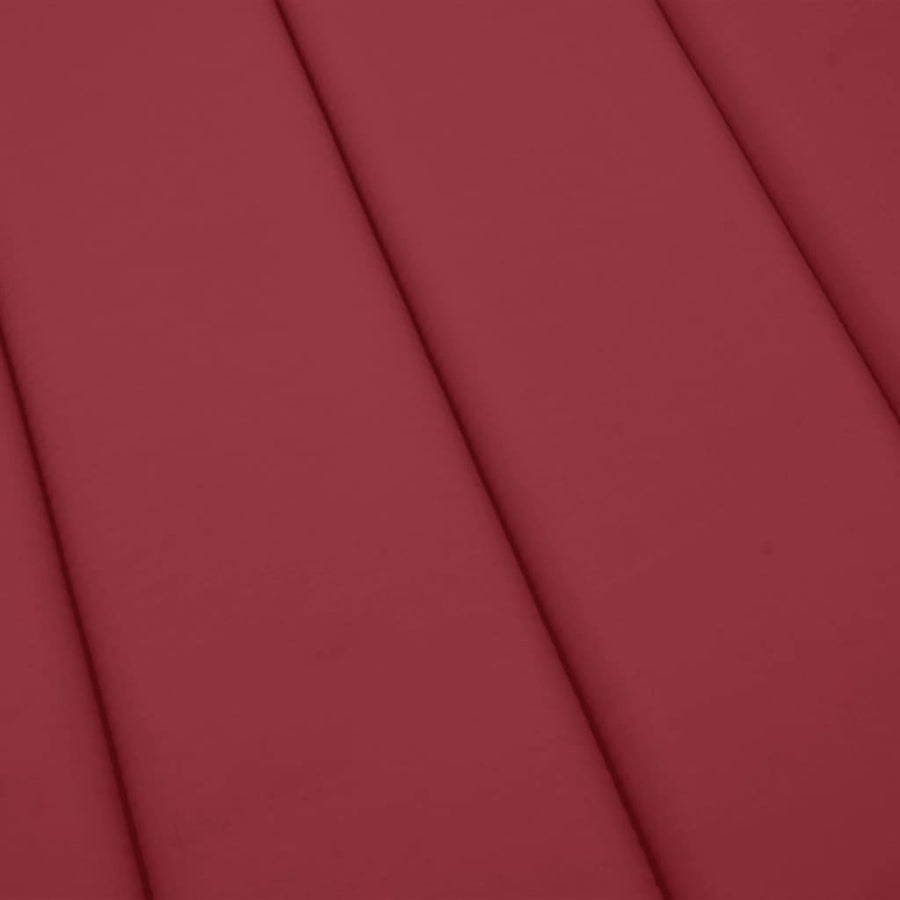Ligbedkussen 86X58X3 Cm Oxford Stof Wijnrood