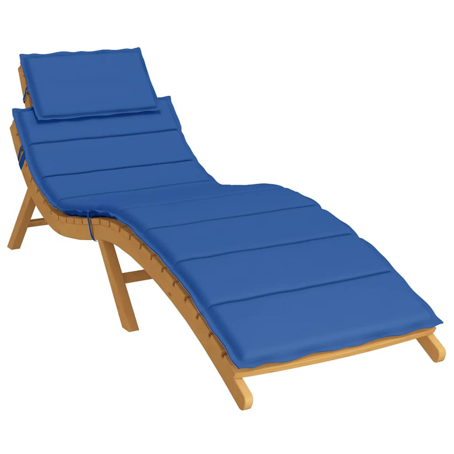 Ligbedkussen 186X58X4 Cm Oxford Stof koningsblauw
