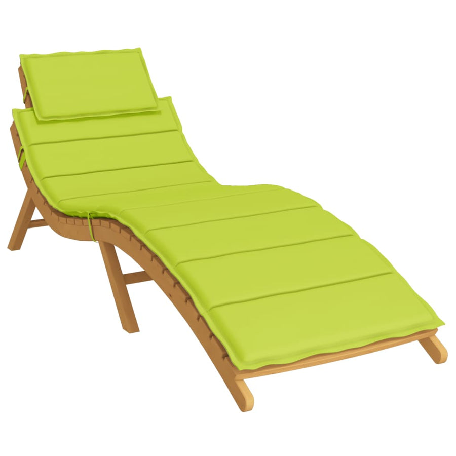 Ligbedkussen 186X58X3 Cm Oxford Stof Heldergroen