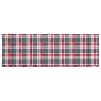 Ligbedkussen 86X58X3 Cm Oxford Stof Ruitpatroon Rood Rood ruitpatroon