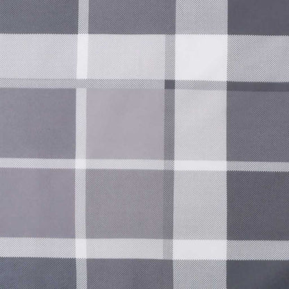 Ligbedkussen 186X58X4 Cm Oxford Stof Ruitpatroon Grijs Grijs ruitpatroon
