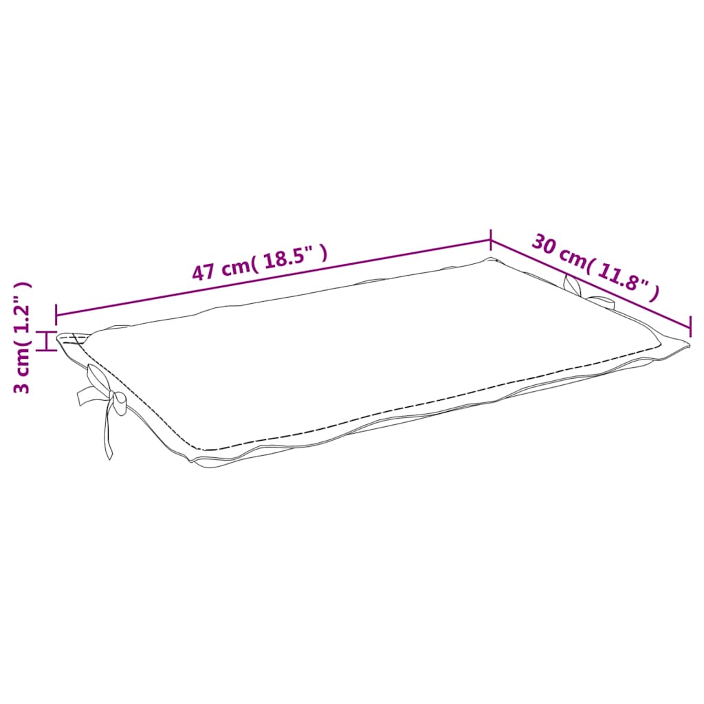 Ligbedkussen 186X58X4 Cm Oxford Stof Ruitpatroon Grijs Grijs ruitpatroon