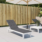 Outdoor chair cushion (75+105)x50x4 cm anthracite