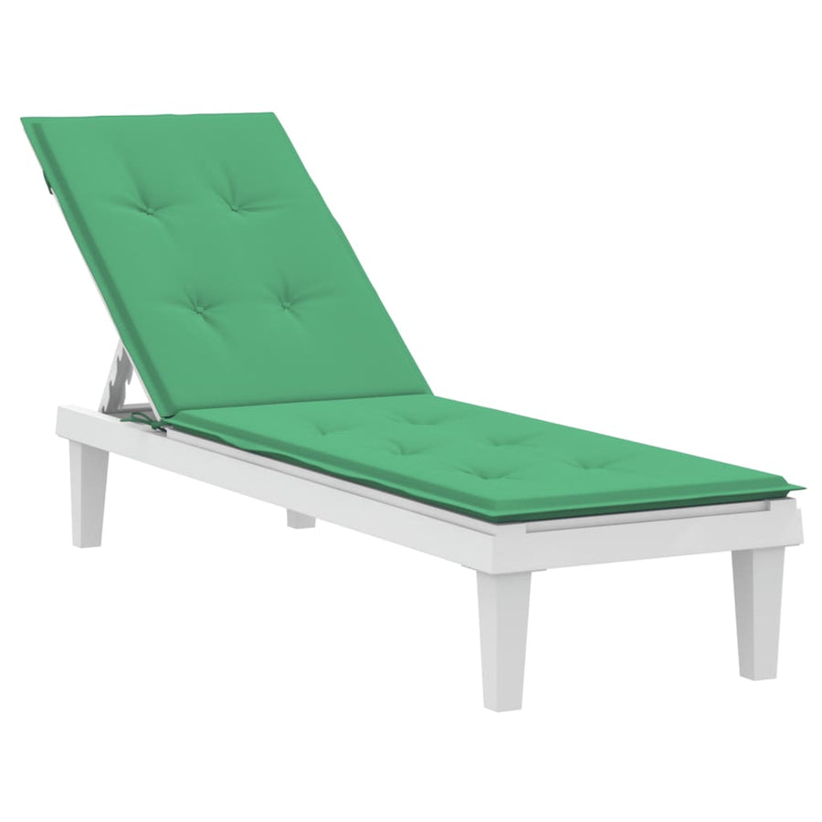 Terrasstoelkussen (75+105)x50x3 cm groen Groen