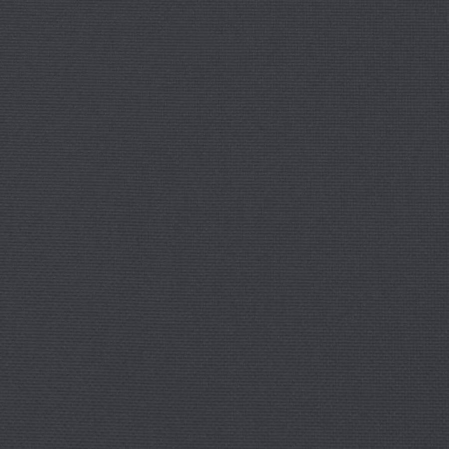 Terrasstoelkussen (75+105)x50x3 cm zwart Zwart