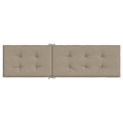 Terrasstoelkussen (75+105)x50x3 cm taupe Taupe