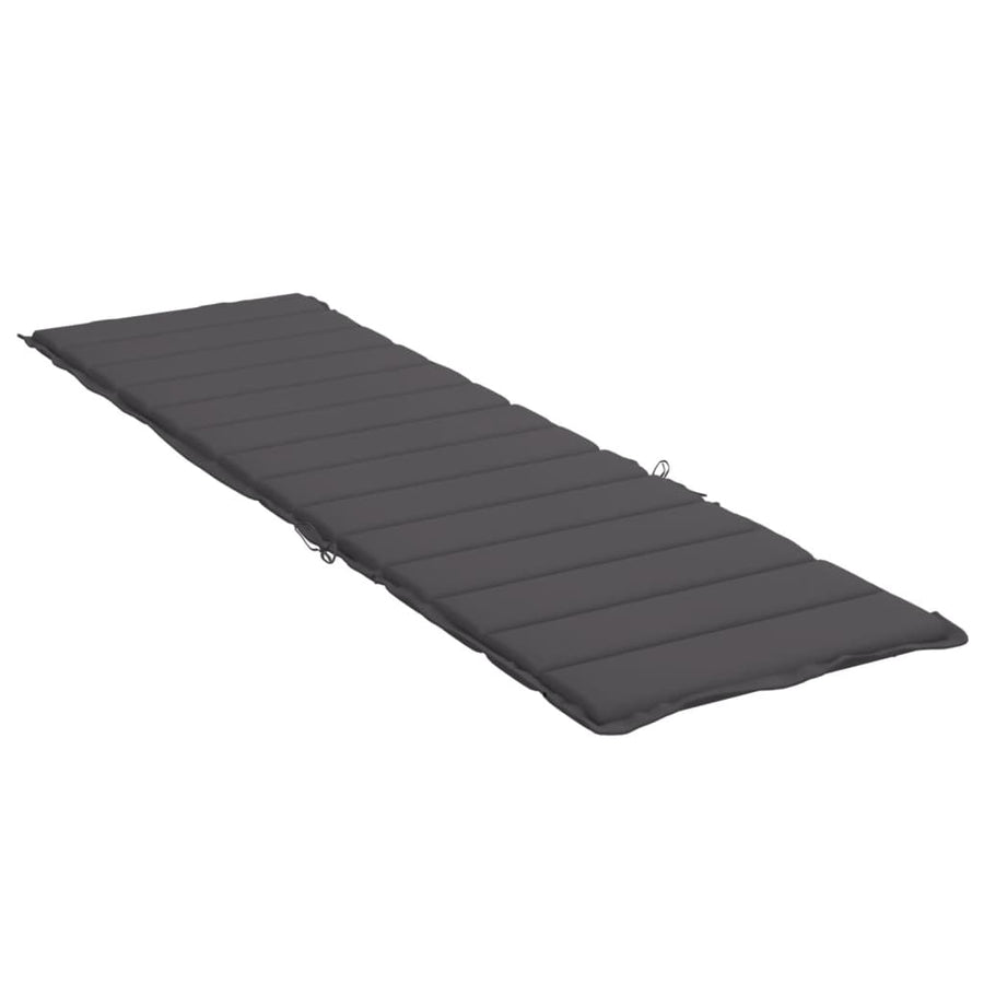 Ligbedkussen 200X50X3Cm Oxford Stof Kleurig 200 x 50 x 3 cm Antraciet