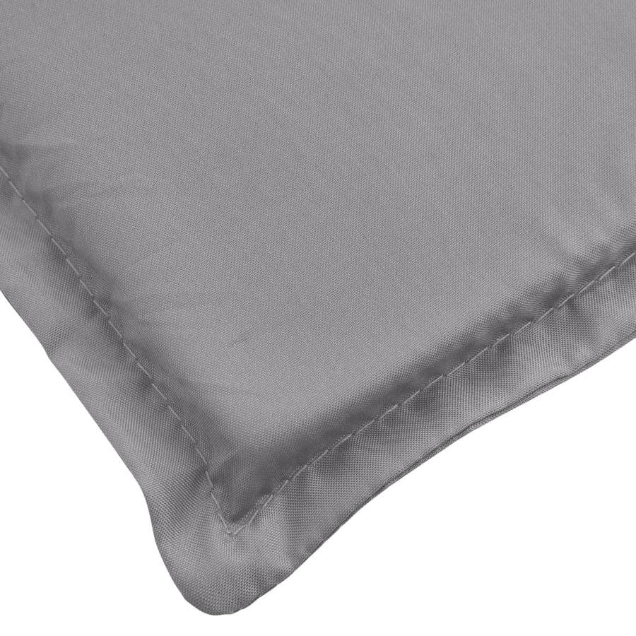 Ligbedkussen 200x50x3 cm oxford stof grijs 200 x 50 x 3 cm Grijs