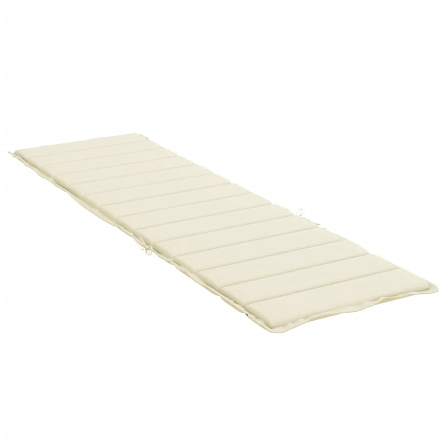 Ligbedkussen 200x50x3cm oxford stof crèmekleurig 200 x 50 x 3 cm Crème