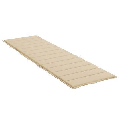 Ligbedkussen 200x50x3 cm oxford stof beige 200 x 50 x 3 cm Beige