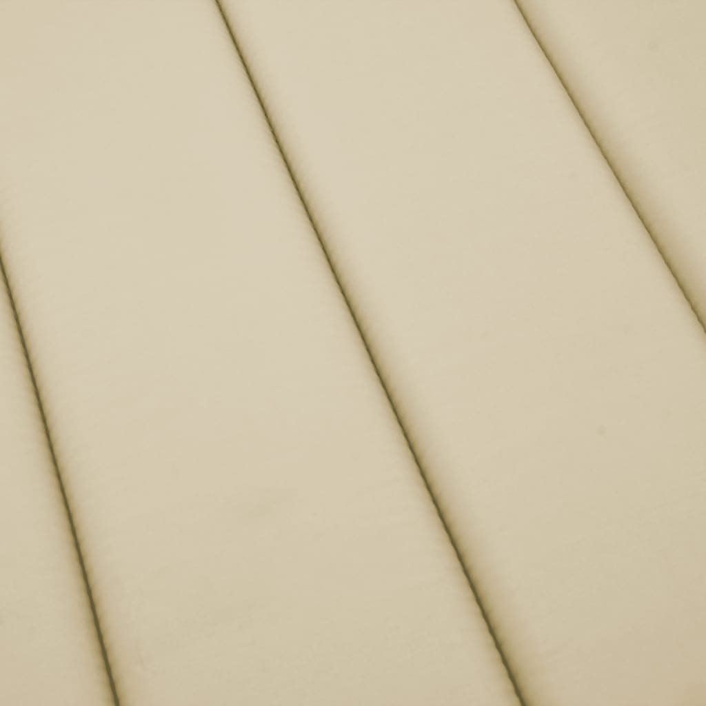 Ligbedkussen 200x50x3 cm oxford stof beige 200 x 50 x 3 cm Beige