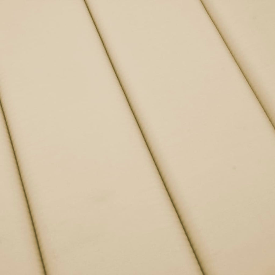 Ligbedkussen 200x50x3 cm oxford stof beige 200 x 50 x 3 cm Beige