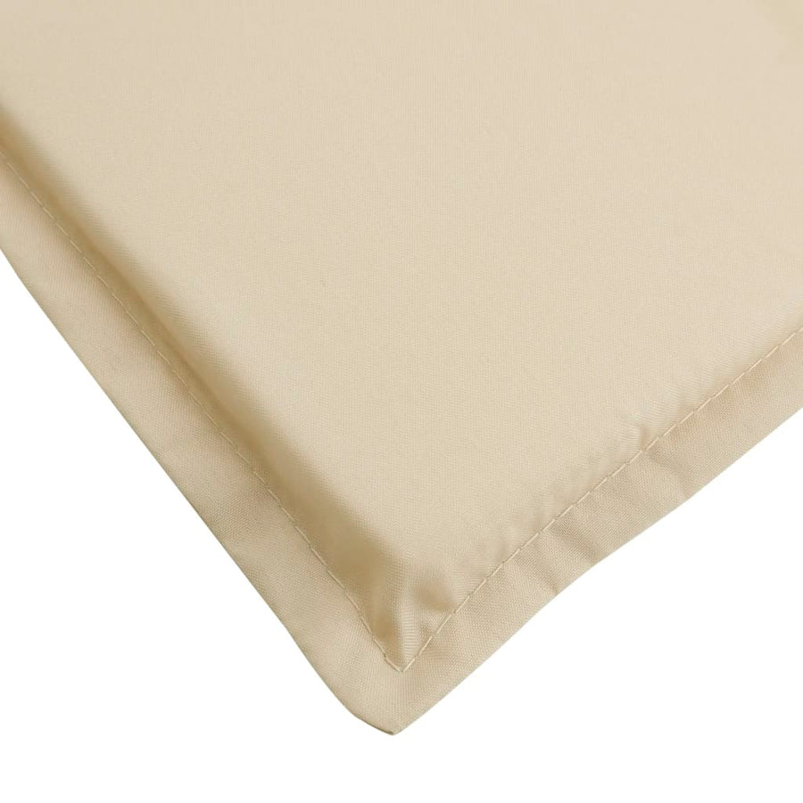 Ligbedkussen 200x50x3 cm oxford stof beige 200 x 50 x 3 cm Beige