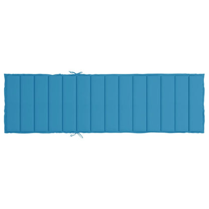 Ligbedkussen 200X50X3Cm Oxford Stof 200 x 50 x 3 cm Blauw
