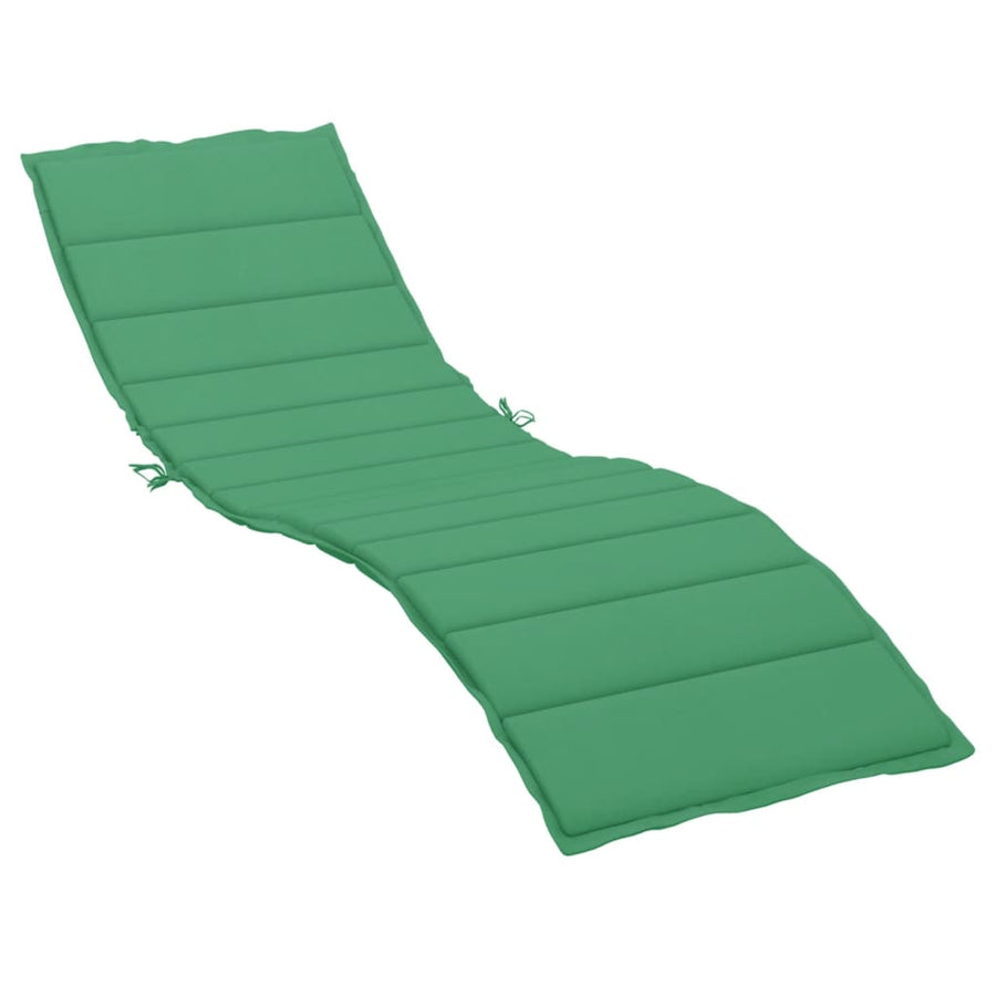 Ligbedkussen 200x50x3cm oxford stof groen 200 x 50 x 3 cm Groen