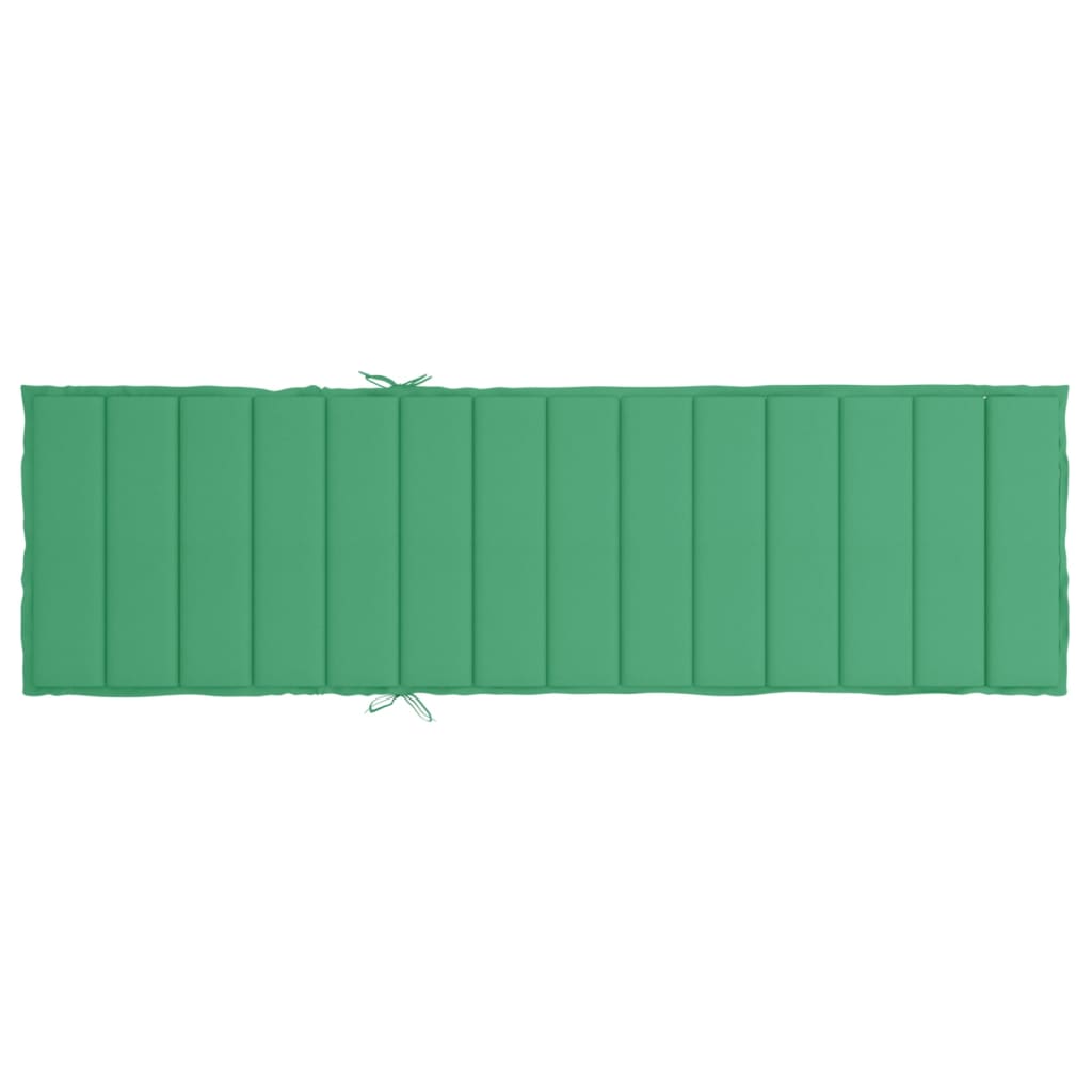 Ligbedkussen 200x50x3cm oxford stof groen 200 x 50 x 3 cm Groen