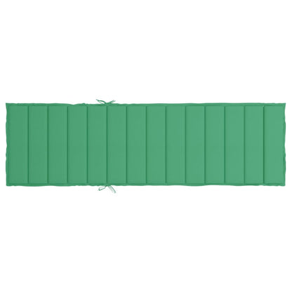 Ligbedkussen 200x50x3cm oxford stof groen 200 x 50 x 3 cm Groen