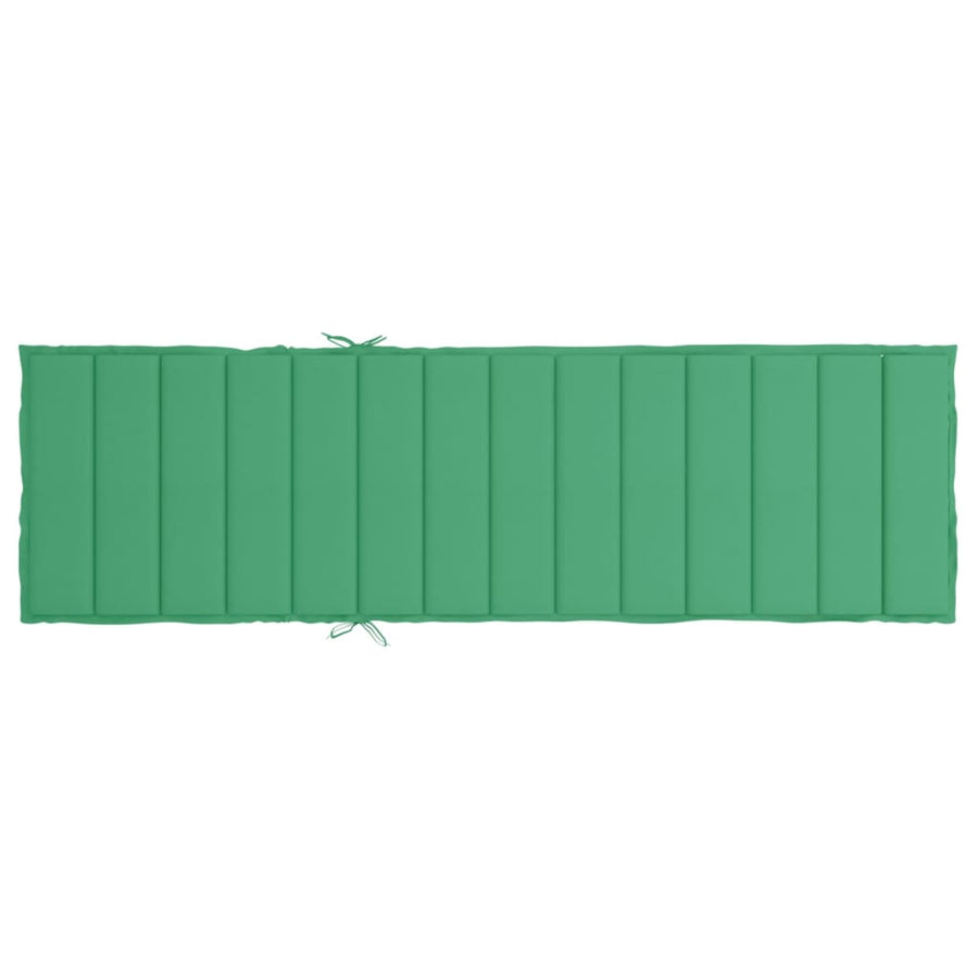 Ligbedkussen 200x50x3cm oxford stof groen 200 x 50 x 3 cm Groen