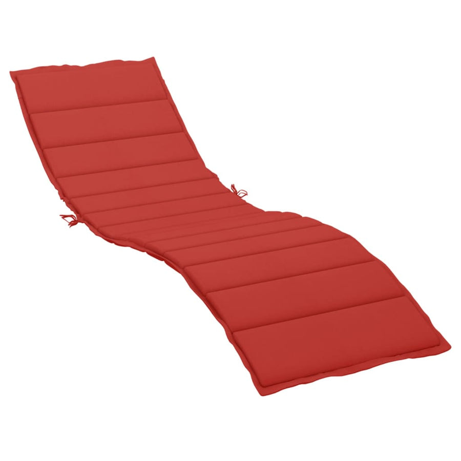 Ligbedkussen 200X50X3 Cm Oxford Stof Rood 1 200 x 50 x 3 cm