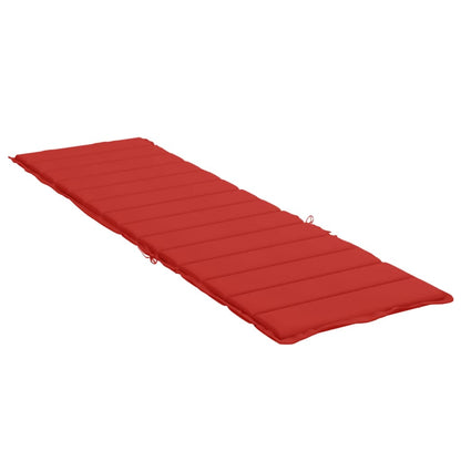 Ligbedkussen 200X50X3 Cm Oxford Stof Rood 1 200 x 50 x 3 cm