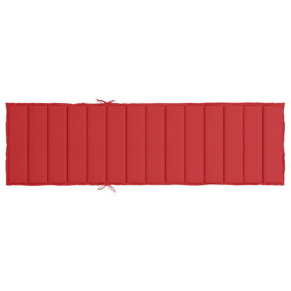 Ligbedkussen 200X50X3 Cm Oxford Stof Rood 1 200 x 50 x 3 cm