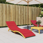 Ligbedkussen 200x50x3 cm rood oxford stof