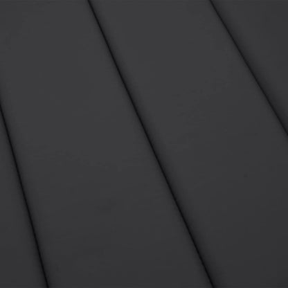 Ligbedkussen 200x50x3 cm oxford stof zwart 200 x 50 x 3 cm Zwart
