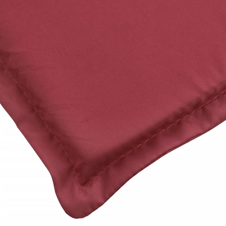 Ligbedkussen 200x50x3 cm oxford stof wijnrood 200 x 50 x 3 cm Wijnrood