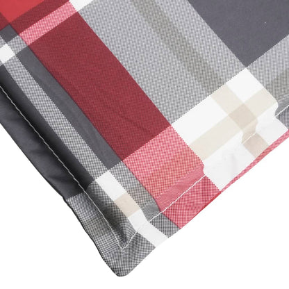 Ligbedkussen 200X50X3 Cm Oxford Stof Ruitpatroon Rood 1 200 x 50 x 3 cm Rood ruitpatroon