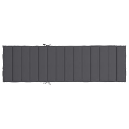 Ligbedkussen 200x60x3 cm oxford stof antracietkleurig 200 x 60 x 3 cm Antraciet