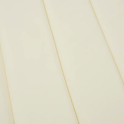 Ligbedkussen 200x60x3 cm oxford stof crèmekleurig 200 x 60 x 3 cm Crème