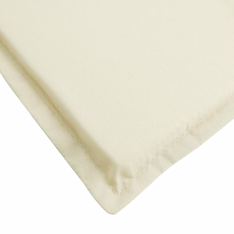 Ligbedkussen 200x60x3 cm oxford stof crèmekleurig 200 x 60 x 3 cm Crème