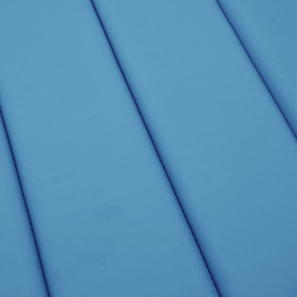 Ligbedkussen 200x60x3 cm oxford stof blauw 200 x 60 x 3 cm Blauw
