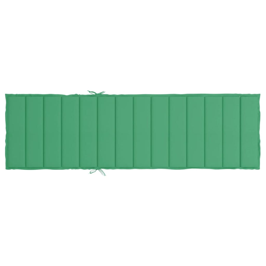 Ligbedkussen Oxford Stof 200 x 60 x 3 cm Groen