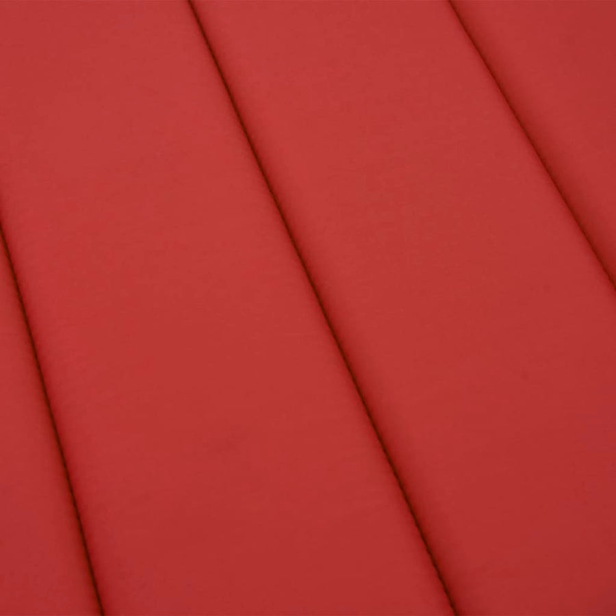 Ligbedkussen 200x60x3 cm oxford stof rood 200 x 60 x 3 cm Rood