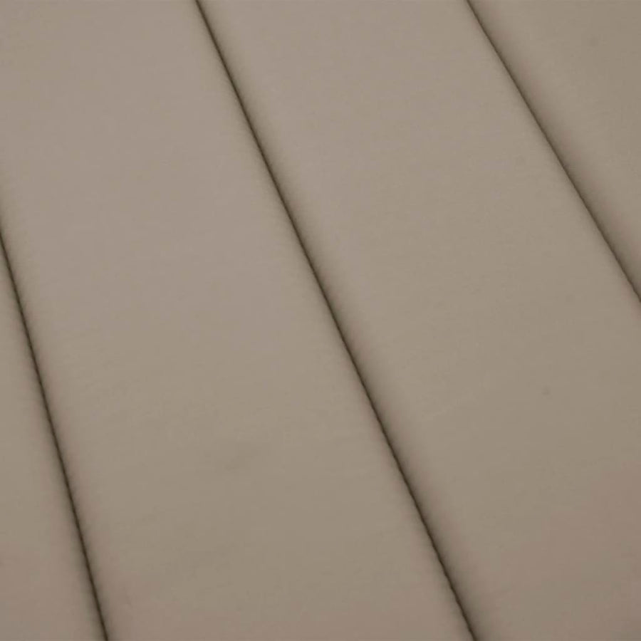 Ligbedkussen 200x60x3 cm oxford stof taupe