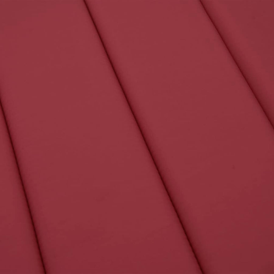 Ligbedkussen 200x60x3 cm oxford stof wijnrood 200 x 60 x 3 cm Wijnrood