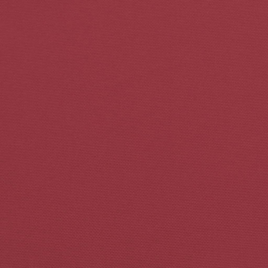 Ligbedkussen 200x60x3 cm oxford stof wijnrood 200 x 60 x 3 cm Wijnrood