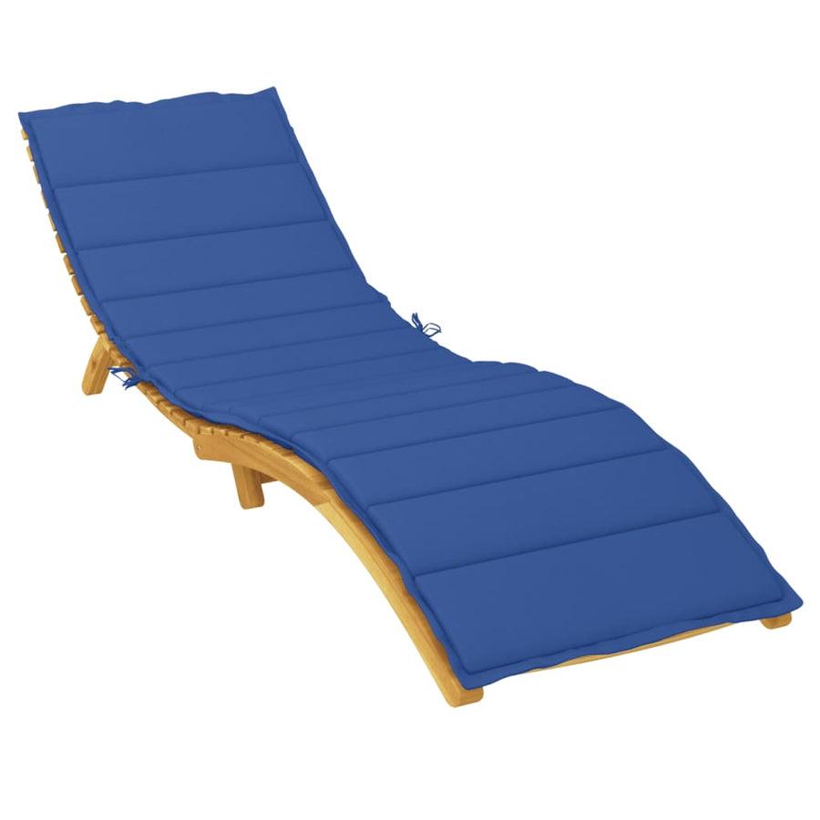Ligbedkussen 200x60x3 cm oxford stof koningsblauw 200 x 60 x 3 cm koningsblauw