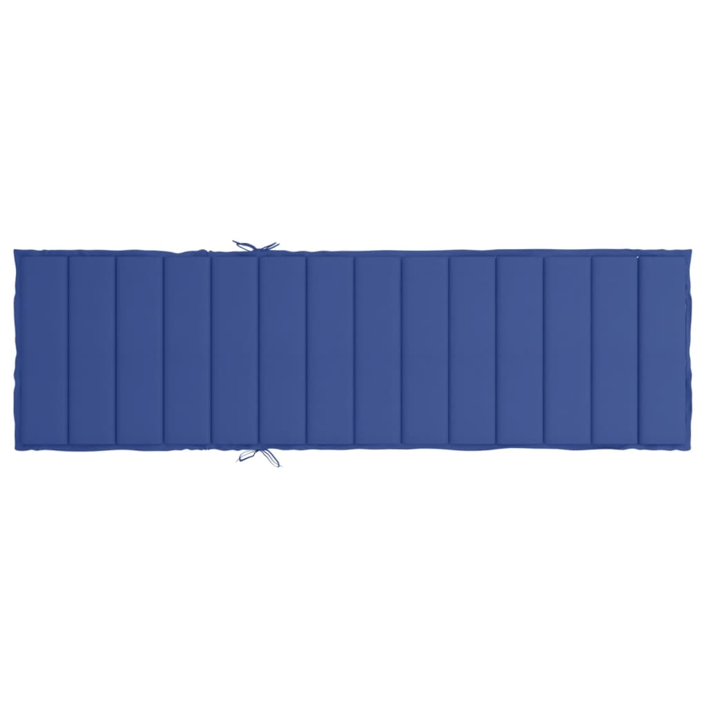 Ligbedkussen 200x60x3 cm oxford stof koningsblauw 200 x 60 x 3 cm koningsblauw