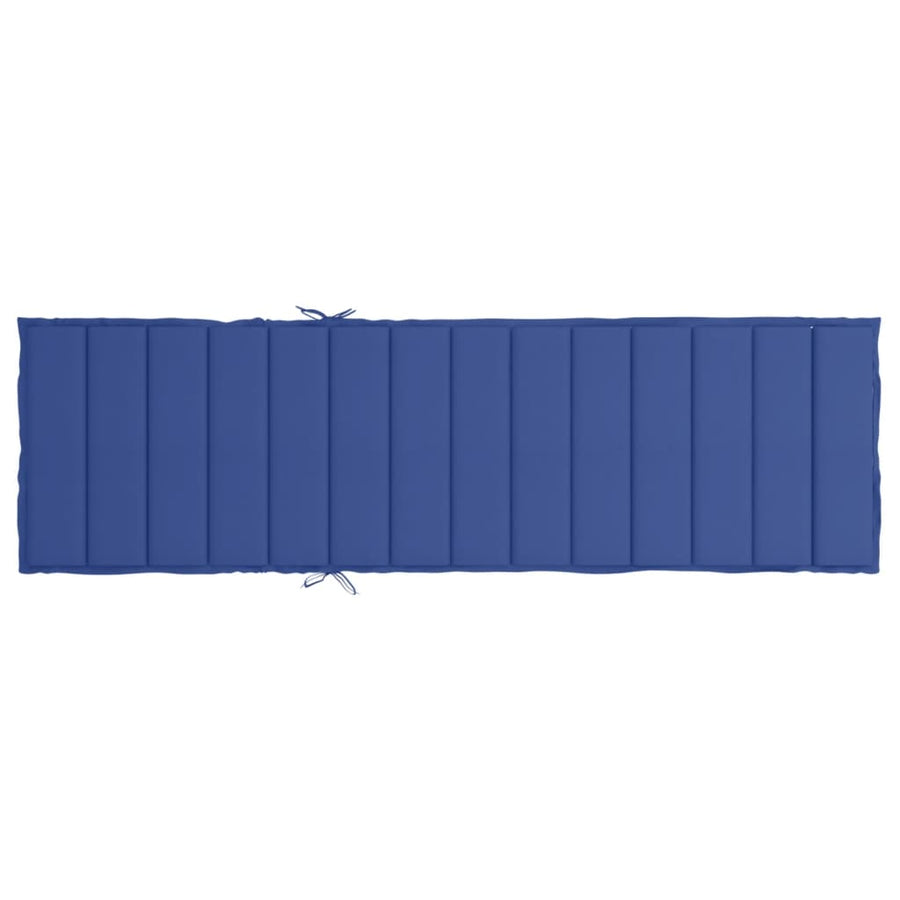 Ligbedkussen 200x60x3 cm oxford stof koningsblauw 200 x 60 x 3 cm koningsblauw