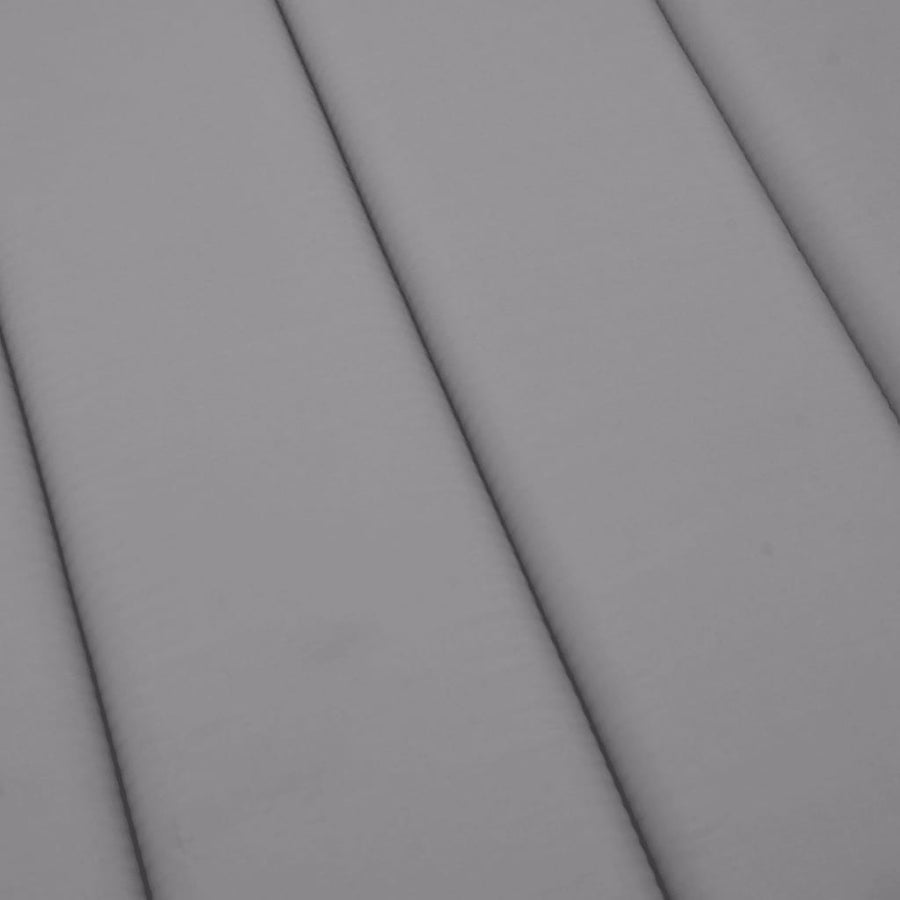 Ligbedkussen 200x70x3 cm oxford stof grijs 200 x 70 x 3 cm Grijs