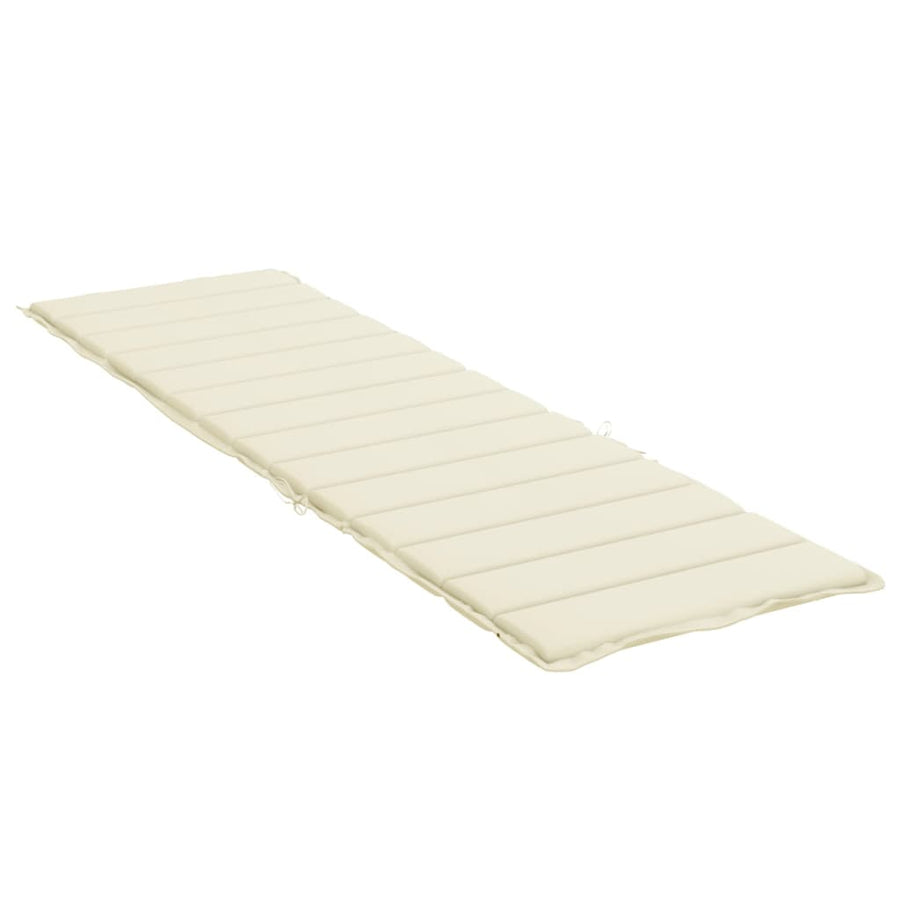 Ligbedkussen 200x70x3 cm oxford stof crèmekleurig 200 x 70 x 3 cm Crème