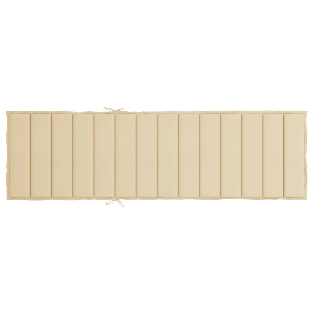Ligbedkussen 200X70X3 Cm Oxford Stof Beige 1 200 x 70 x 3 cm