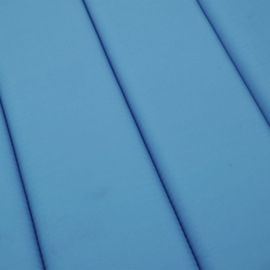 Ligbedkussen 200x70x3 cm oxford stof blauw 200 x 70 x 3 cm Blauw