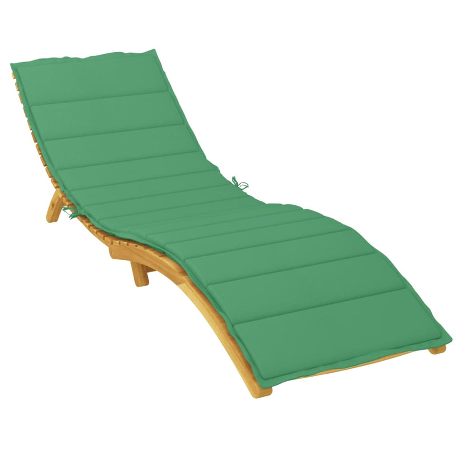 Ligbedkussen 200x70x3 cm oxford stof groen 200 x 70 x 3 cm Groen