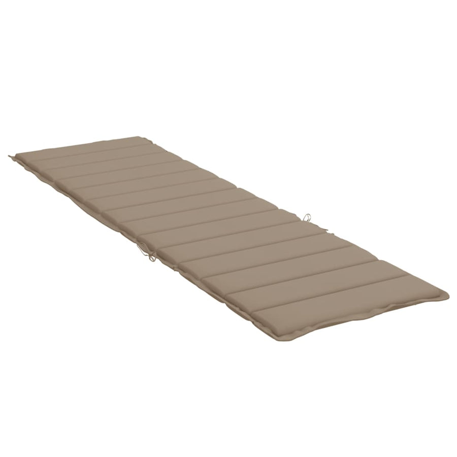 Ligbedkussen 200x70x3 cm oxford stof taupe 200 x 70 x 3 cm Taupe