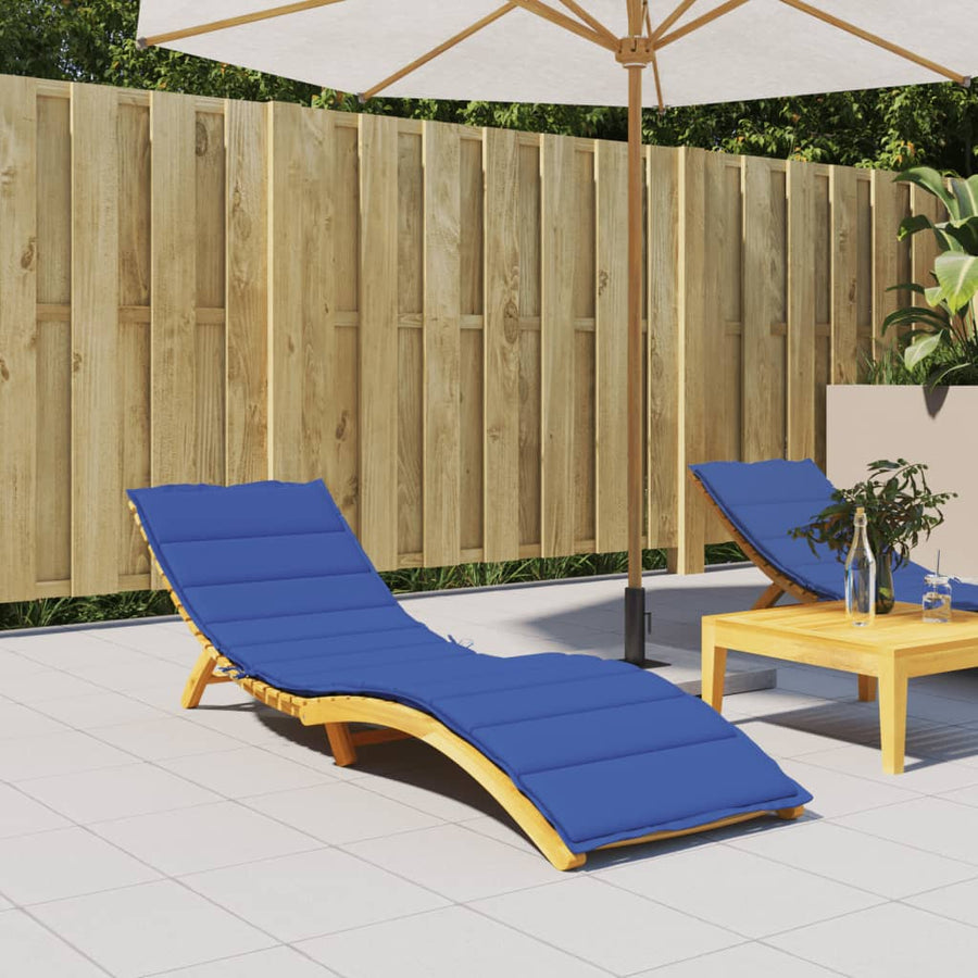 Ligbedkussen 200x70x3 cm oxford stof koningsblauw 200 x 70 x 3 cm koningsblauw