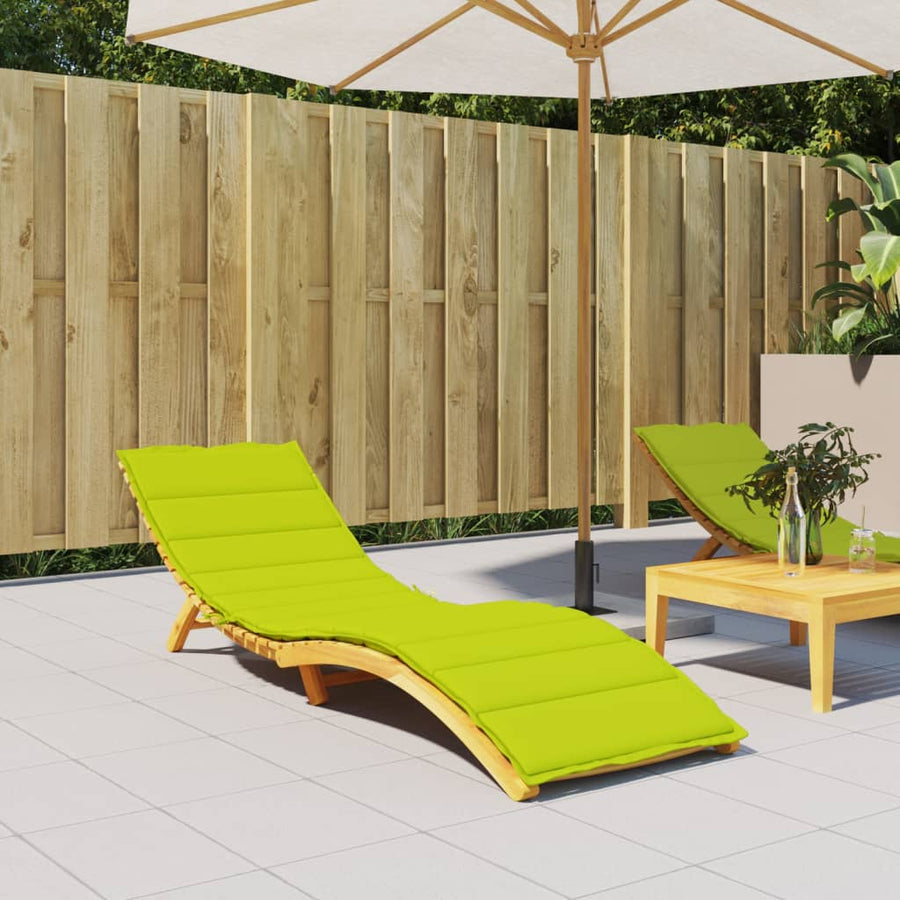 Ligbedkussen 200x70x3 cm oxford stof heldergroen 200 x 70 x 3 cm Heldergroen